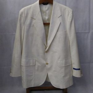 Pendleton 44 Regular Blazer Ivory New with Tags